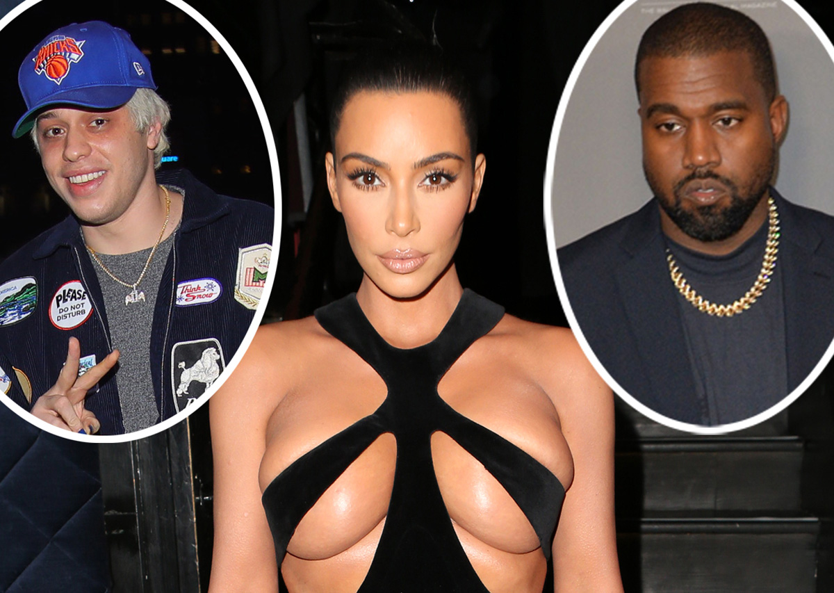 #Kanye West Apparently Gave Kim Kardashian The Same Coat She’s Wearing In Those New Pete Davidson Pics!