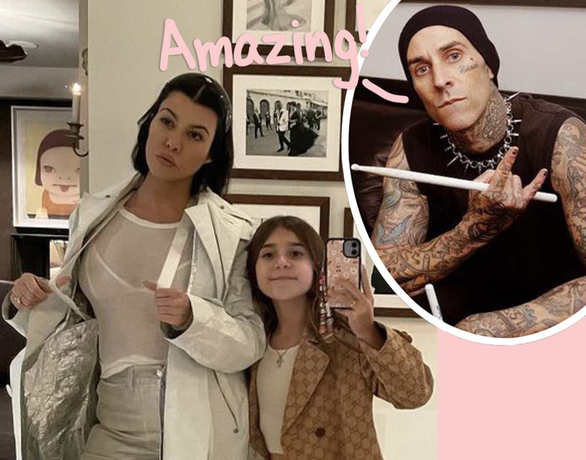 #You HAVE To See Penelope Disick’s Adorable Drawing Of Travis Barker!