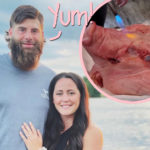 Teen Mom Fans Disgusted After Jenelle Evans' Husband Slaughters A Pig & Eats Its Eyeball On TikTok