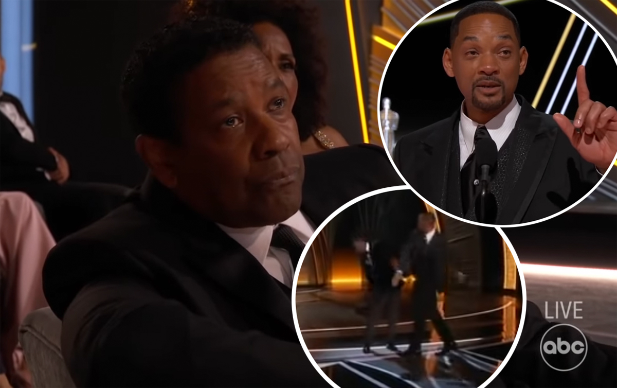 #Denzel Washington Finally Speaks Out About Will Smith Slapping Chris Rock At The Oscars