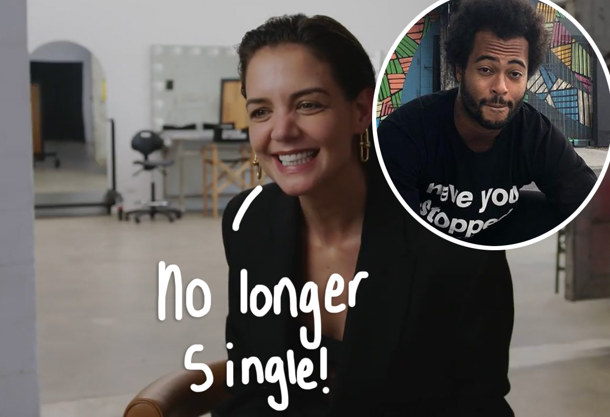 Katie Holmes Kisses and Holds Hands with Musician Bobby Wooten III: Photos