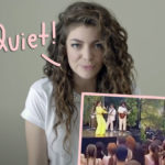 Lorde FINALLY Explains Her Aggressive SHUSHHHING During Concerts After Clips Go Viral!