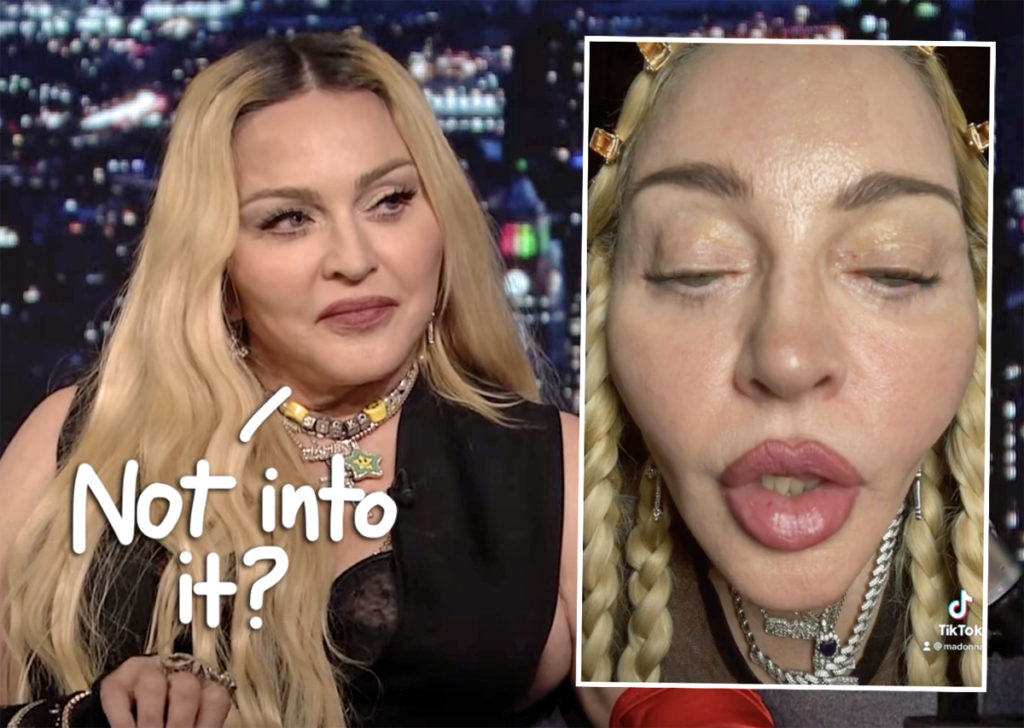 Madonna Fans Disturbed By Unsettling New Tiktok Look Perez Hilton