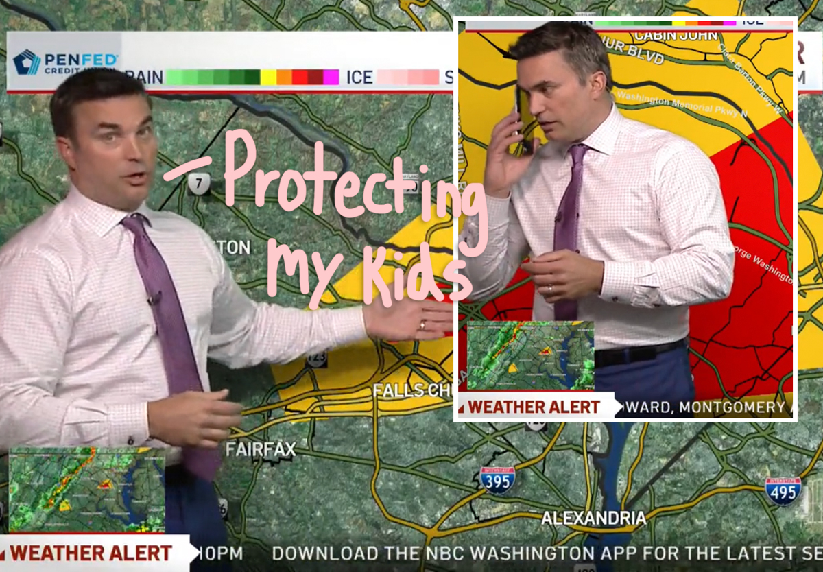 #Watch This Meteorologist Call To Warn His Children Of Tornado On Live TV!