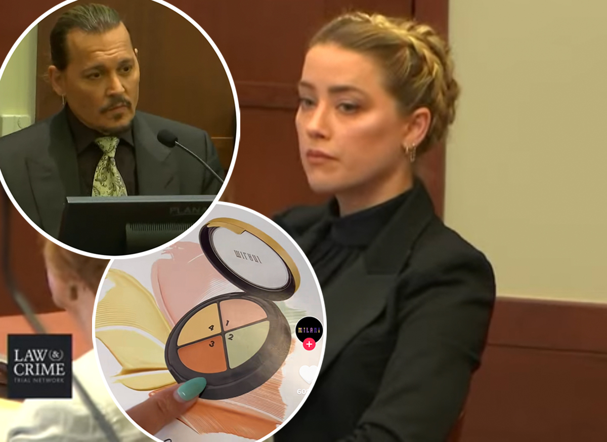 #Amber Heard Caught In A Lie! Makeup Brand DESTROYS Claim She Used Their Product To Cover Up Bruises From Johnny Depp!