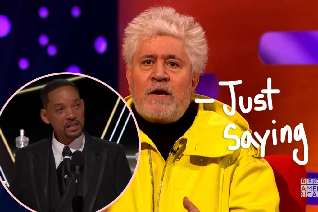 OscarWinning Filmmaker Pedro Almodóvar SLAMS Will Smith's Best Actor