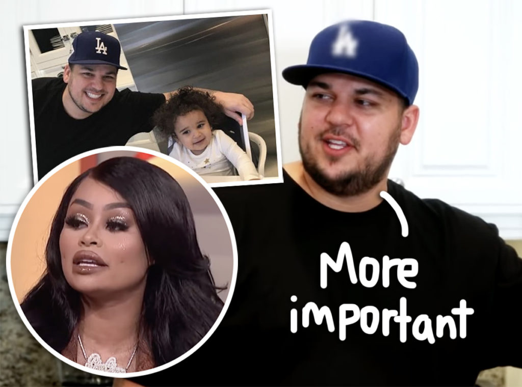 Rob Kardashian Makes Rare Comment About His, Blac Chyna's Child