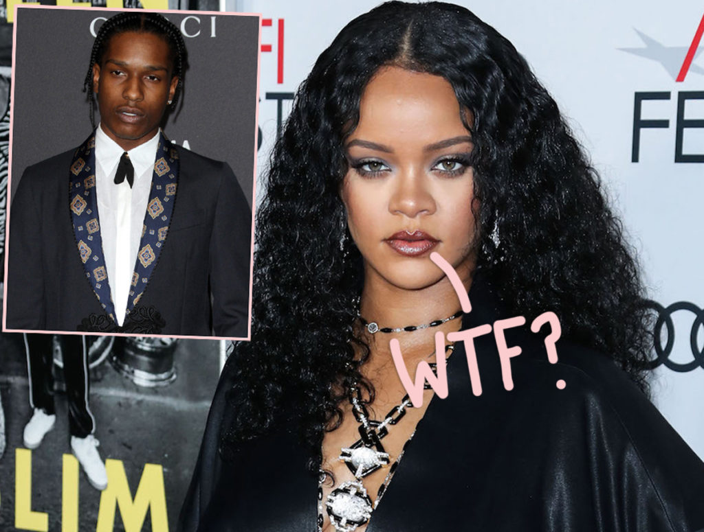 A$AP Rocky Caught Secretly Messaging Another Woman Behind Pregnant Rihanna's Back?!