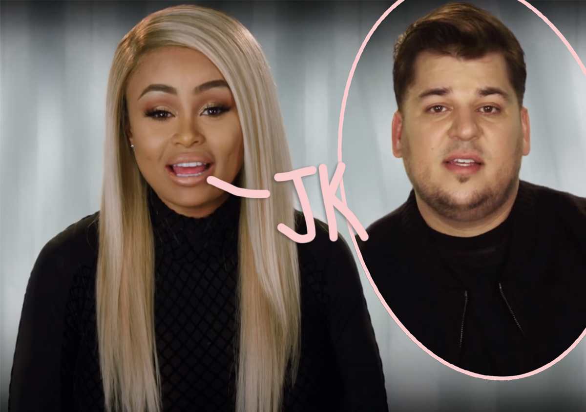 #WOW! Blac Chyna Claims She Was Just ‘Joking’ When She Pointed A Gun At Rob Kardashian!