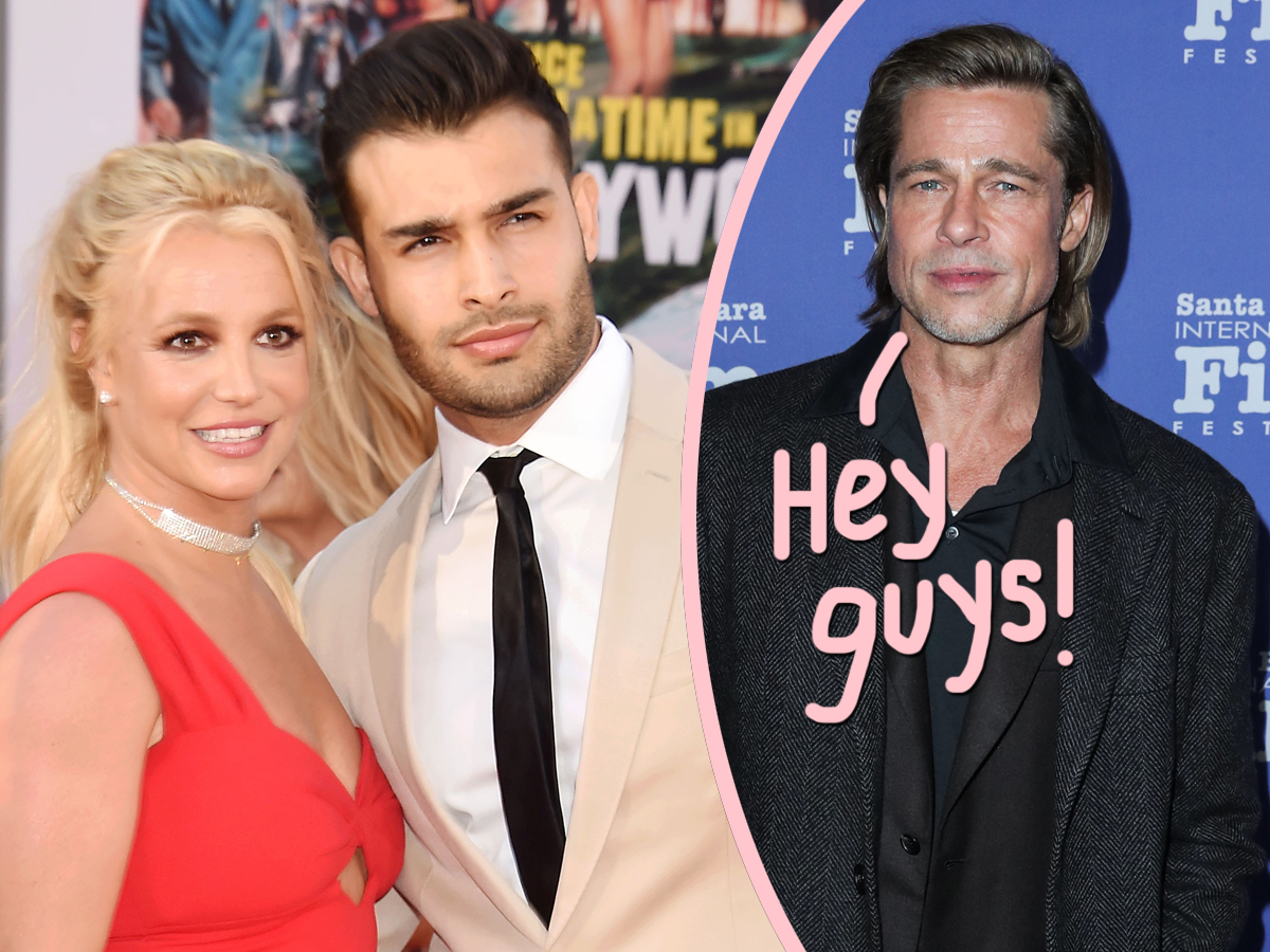 #Sam Asghari Reveals Britney Spears’ Closet — Including A Framed Photo Of Celeb Crush Brad Pitt!