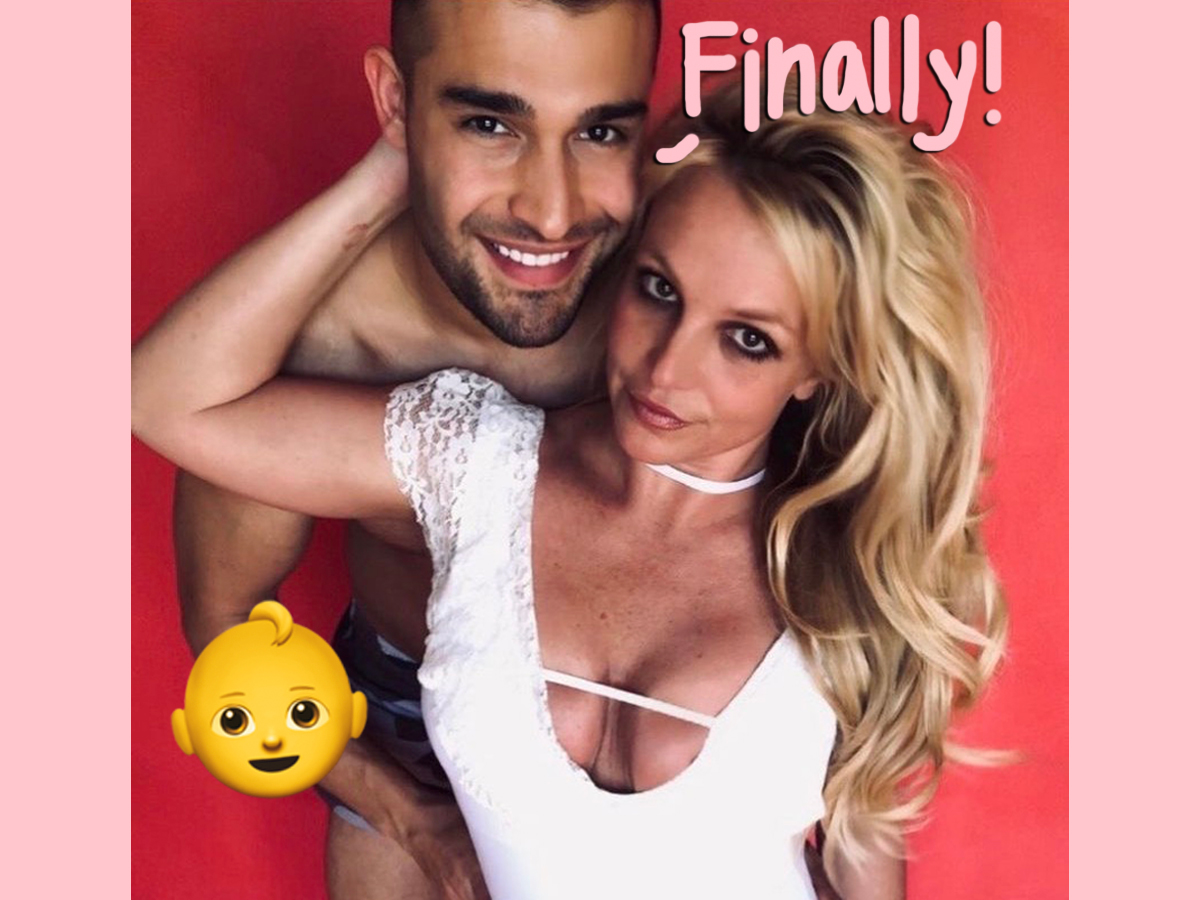 #Britney Spears Shows Off ‘Small Belly’ As Sam Asghari Says Pregnancy ‘Should Have Happened Three Years Ago’