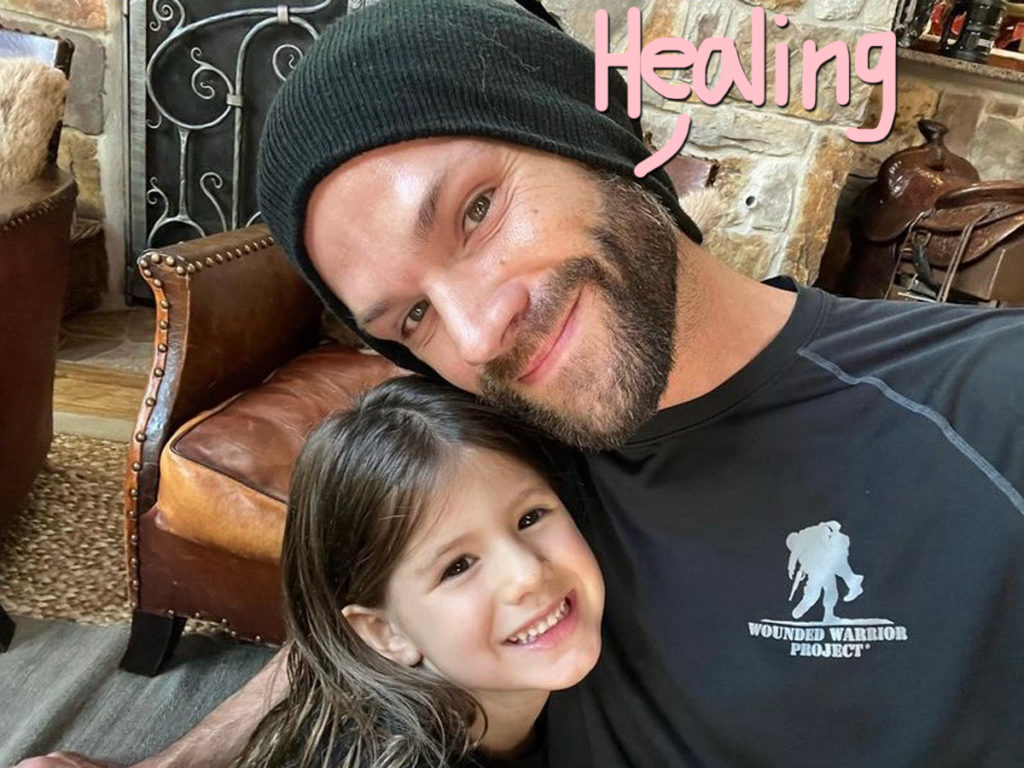 jared padalecki : says he's on the mend after car crash