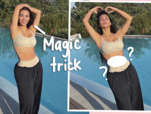 Kim Kardashian BLASTS Claims She Photoshopped Her Belly Button OUT Of