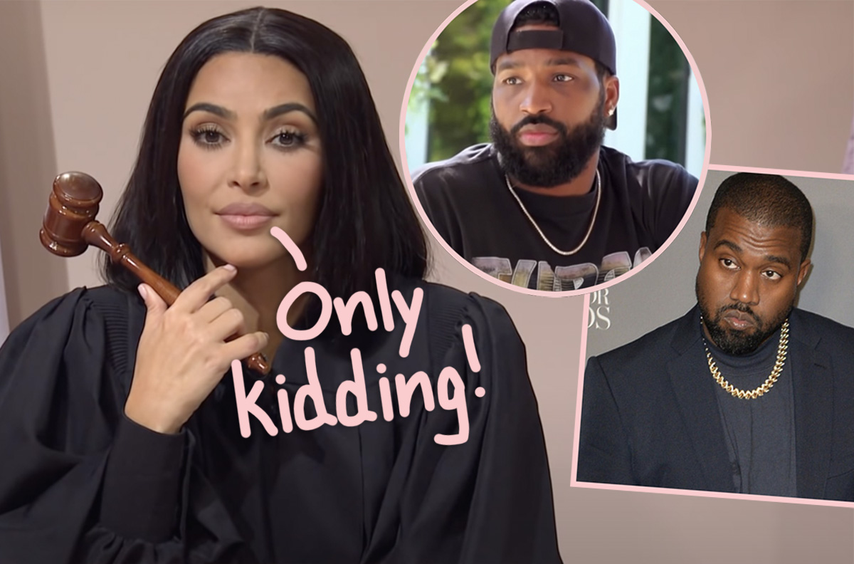 #Kim Kardashian Reveals Kanye West & Tristan Thompson Jokes That Were Cut Last-Minute From SNL!