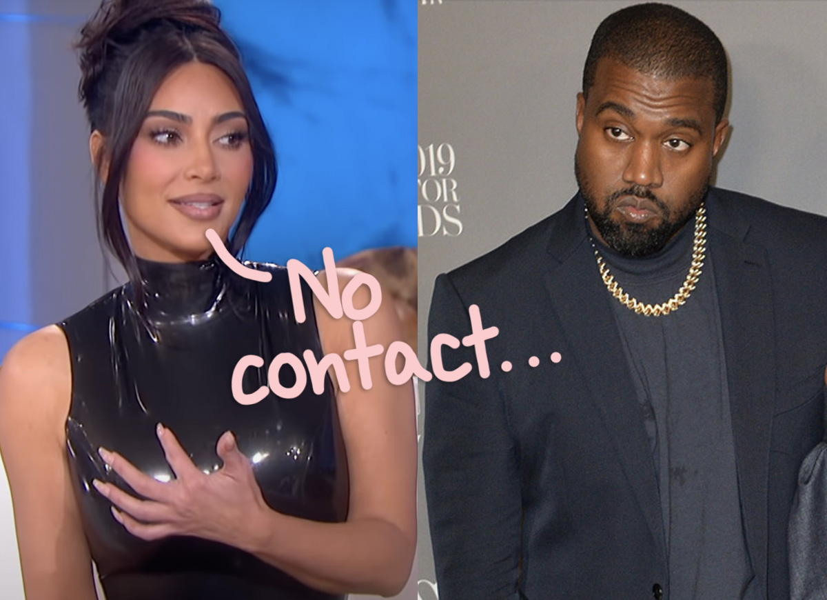 #Kim Kardashian & Kanye West Didn’t Speak For 8 MONTHS After She Filed For Divorce!