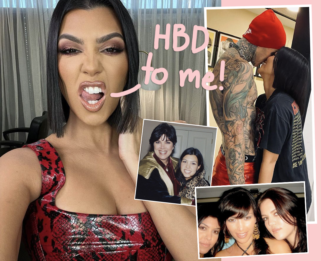 #Kourtney Kardashian Got A Super Sweet Birthday Tribute From Travis Barker & Lots More From Her Fam!