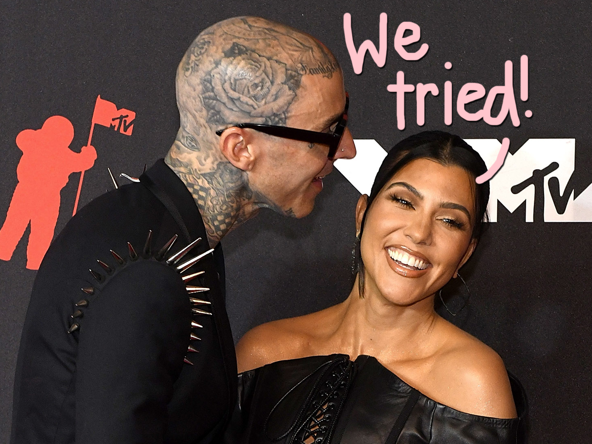 #Kourtney Kardashian Says She Meant To Legally Wed Travis Barker But Couldn’t Get A License At 2 A.M.!