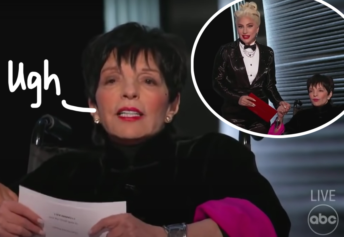 #Liza Minnelli ‘Sabotaged’ By Oscars Producers Who ‘Forced’ Her To Go On Stage In A Wheelchair At The Last Minute!