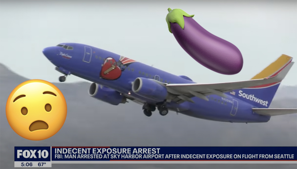 #Man Arrested & Put On No-Fly List For Allegedly Masturbating HOW MANY TIMES During Flight?!