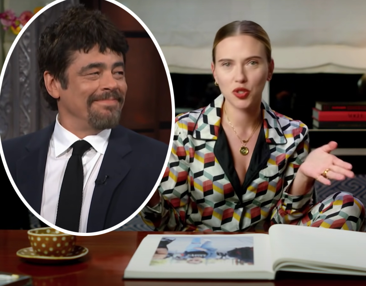 #Scarlett Johansson Opens Up About Rumor She & Benicio Del Toro Had Sex In An Elevator After Oscars!