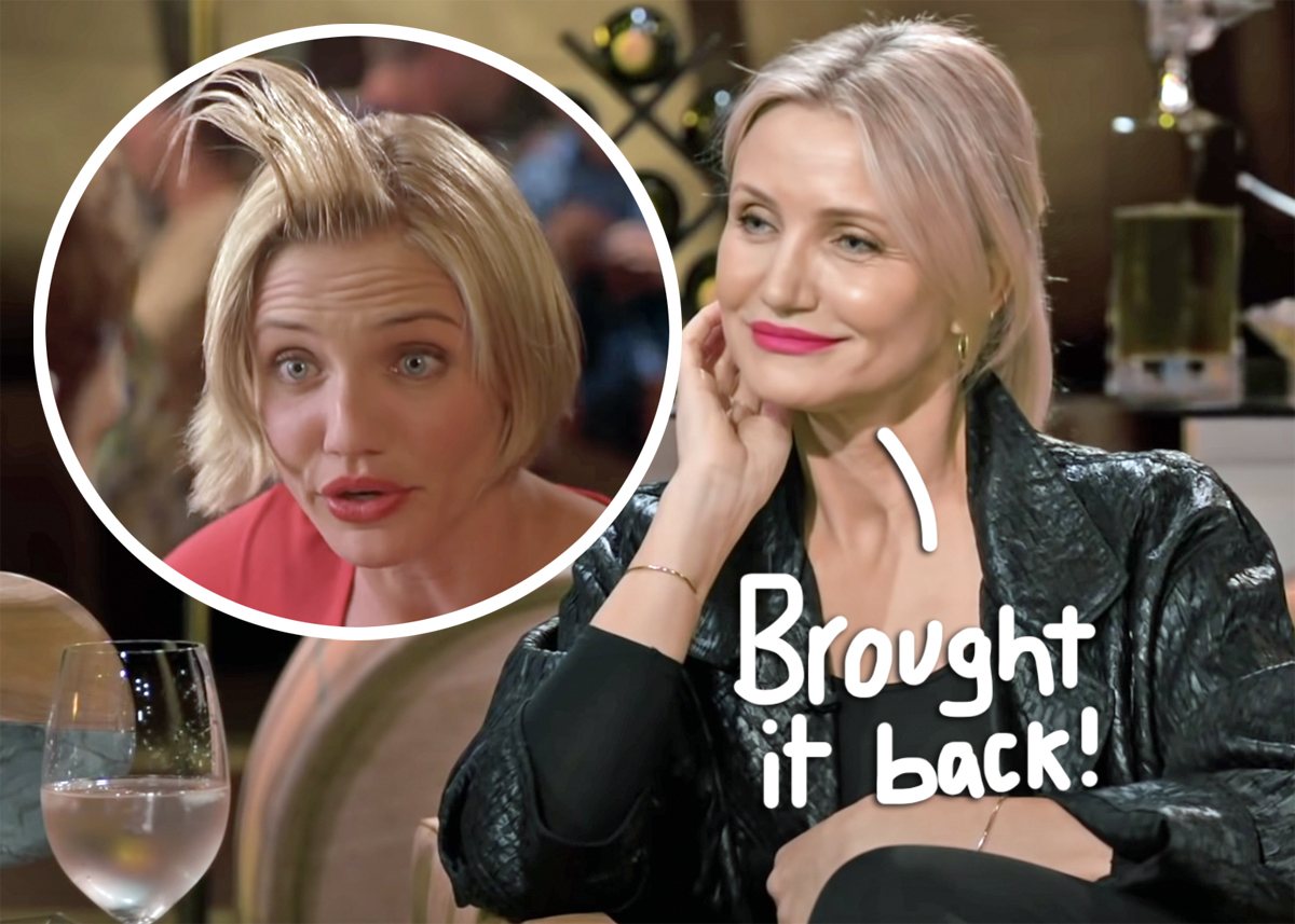 OMG! Cameron Diaz Recreated Classic There's Something About Mary 'Hair Gel'  Scene! - Perez Hilton