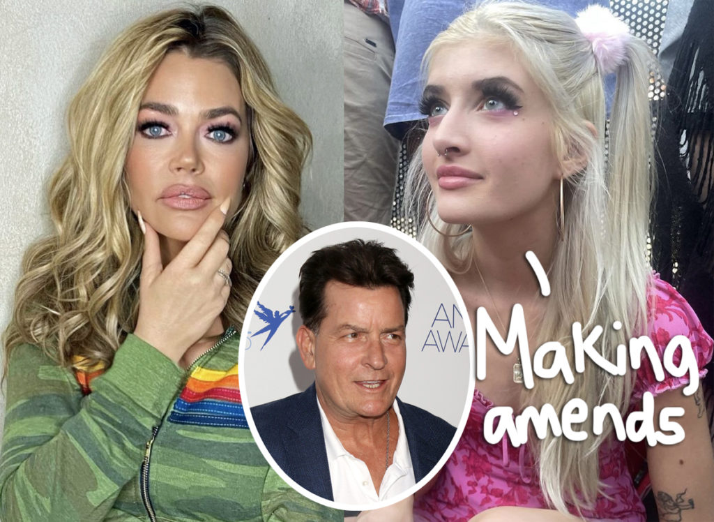 Charlie Sheen’s 18-Year-Old Daughter Reunites With Estranged Mom Denise Richards For Mother’s Day!