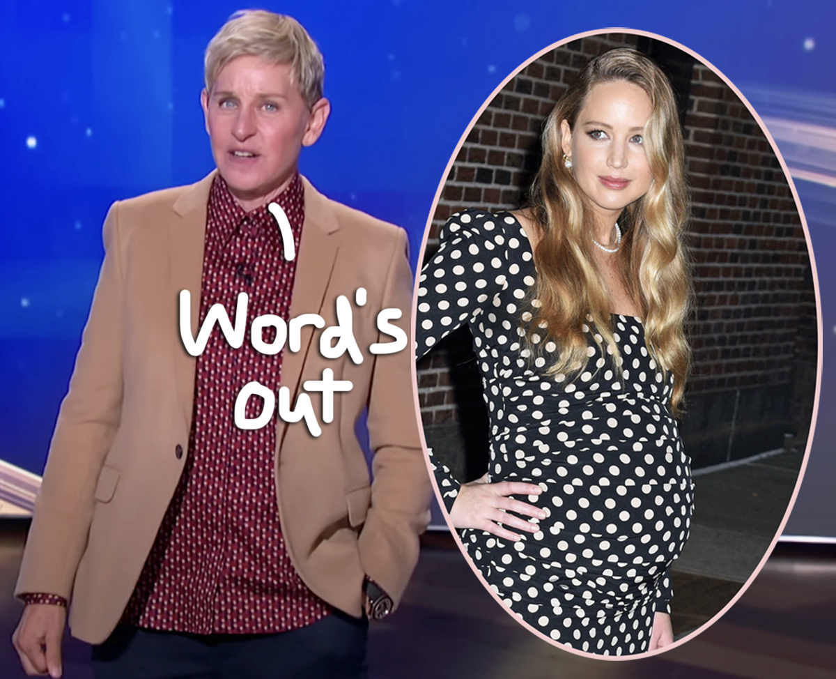 #Ellen DeGeneres Accidentally Reveals Sex Of Jennifer Lawrence’s Child On Air!!