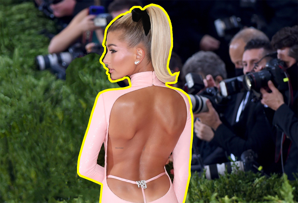 #Hailey Bieber Is An Ethereal Goddess In Saint Laurent At The Met Gala