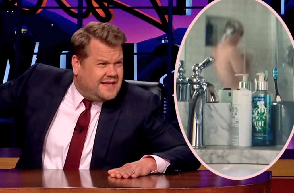 James Corden Shampoo Clip