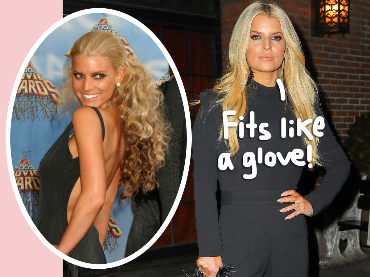 #Jessica Simpson Fits Into Newlyweds-Era Skirt She Wore 20 YEARS AGO!