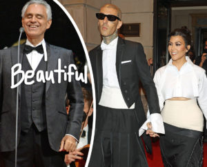 Andrea Bocelli Performed At Kourtney Kardashian & Travis Barker’s