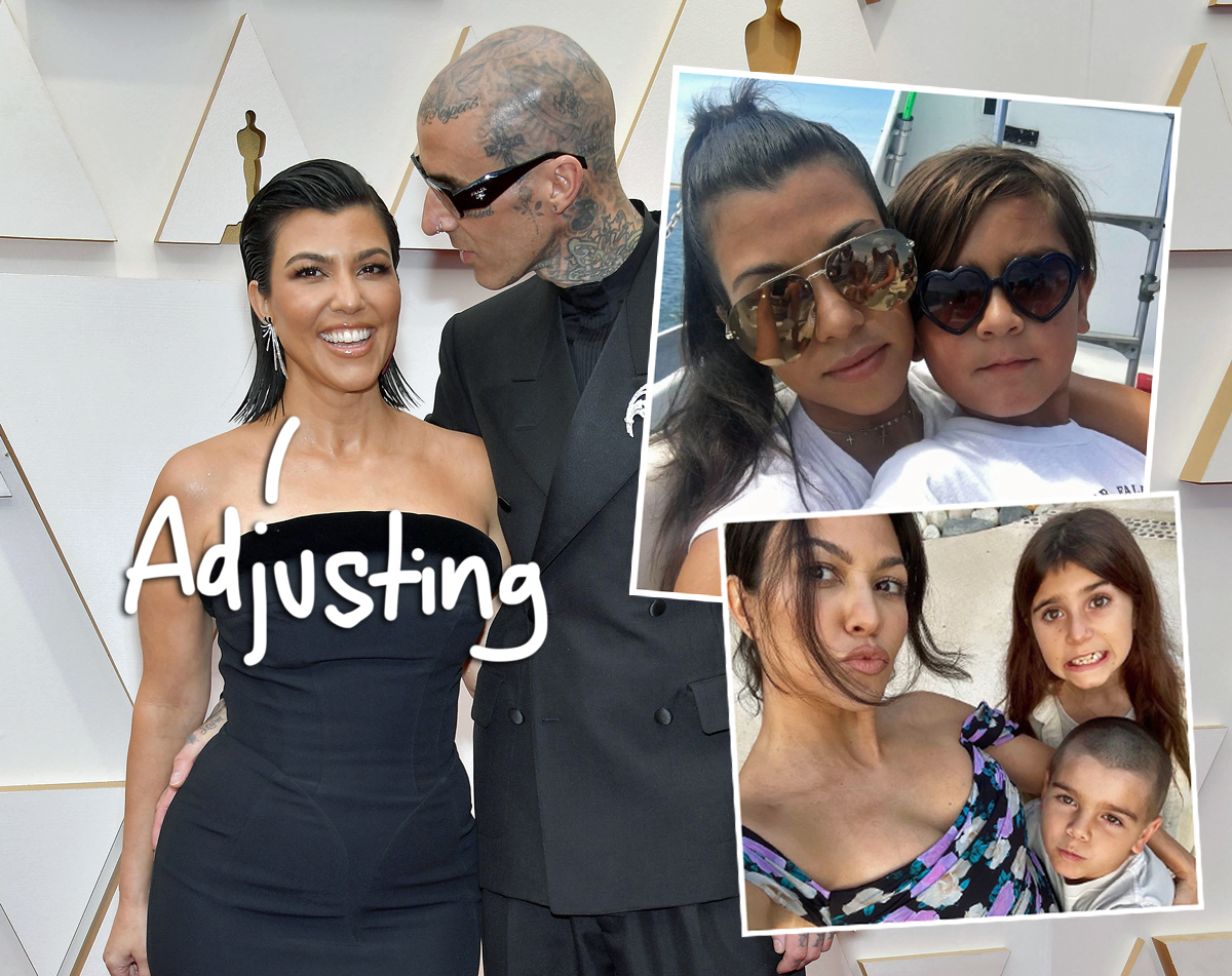 #Have Kourtney Kardashian’s Kids Warmed Up To Travis Barker Now That He’s Officially Step-Dad?! Insider Says…