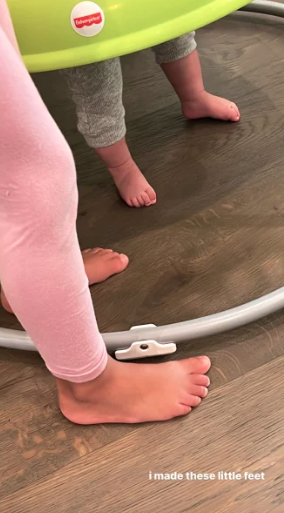 Kylie Jenner shares photo of Stormi and son's baby feet