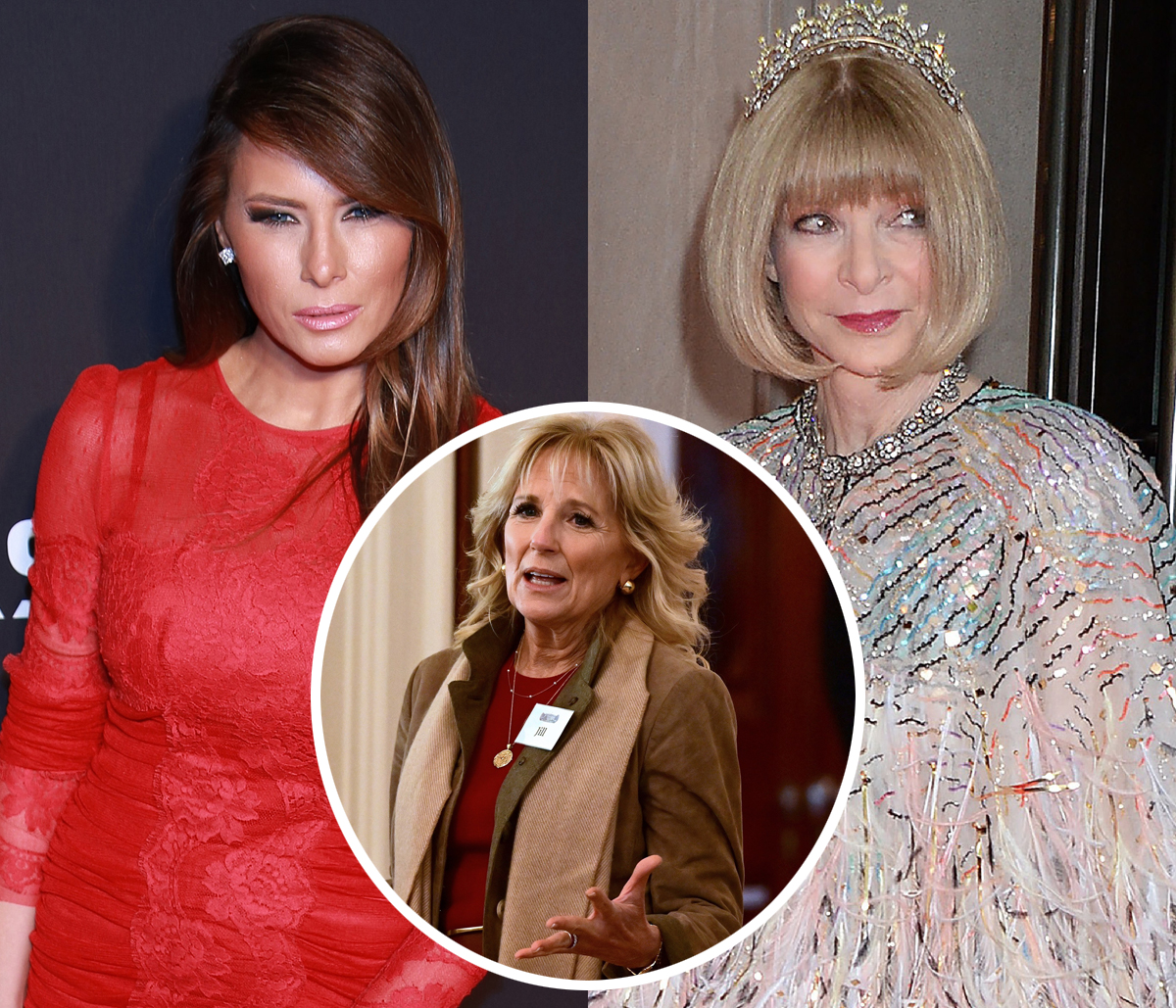 #Melania Trump Slams Anna Wintour For Putting Dr. Jill Biden On The Cover Of Vogue & Not Her