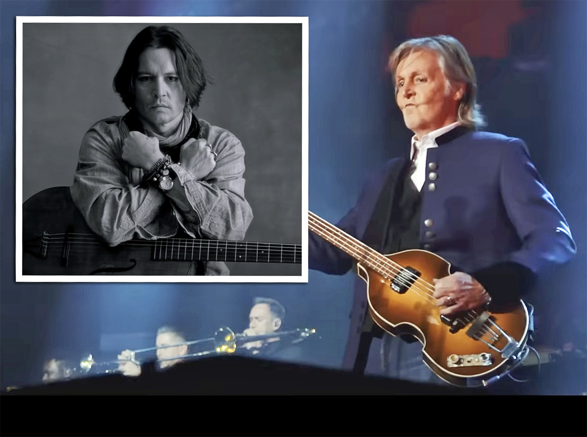 #Surprise Support? Paul McCartney Plays Johnny Depp Video During Concert!