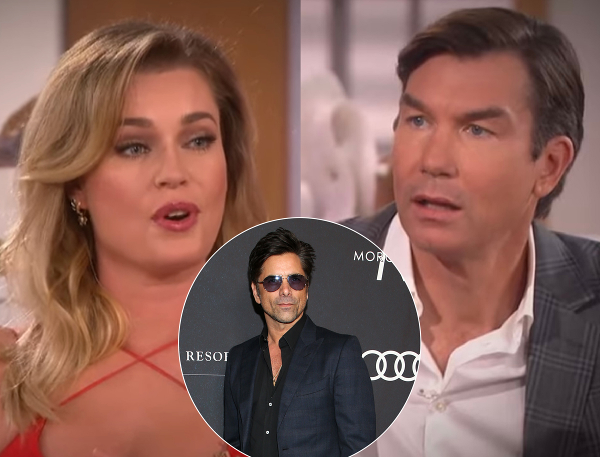 #Rebecca Romijn Recounts Her Awkward Run-In With Ex John Stamos To Husband Jerry O’Connell!