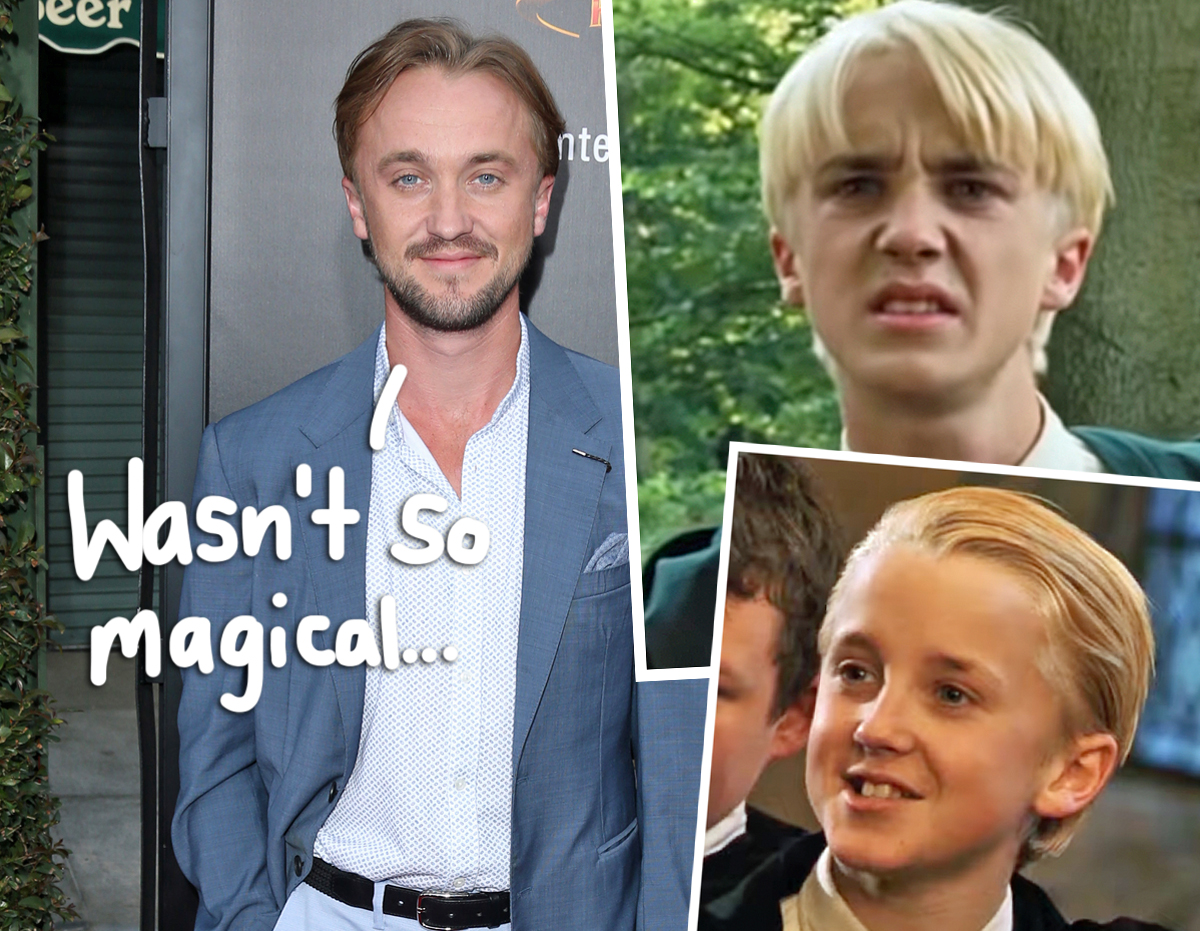 Tom Felton Says Playing 'Evil' Harry Potter Character Draco Malfoy RUINED  His Dating Life Growing Up! - Perez Hilton