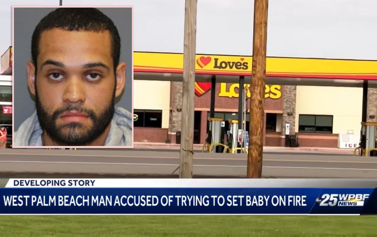 #Florida Truck Driver Arrested After Allegedly Attempting To Set 1-Year-Old On Fire At A New York Gas Station
