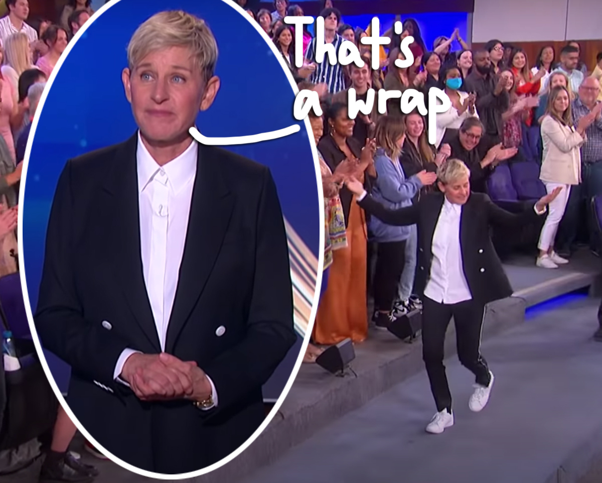 #Ellen DeGeneres Gives Fans Emotional Goodbye In Final Talkshow Episode — Watch The Highlights!