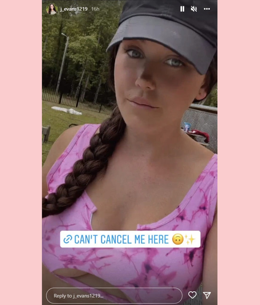 Jenelle Evans Joins OnlyFans - After Dragging Other Celebs For It