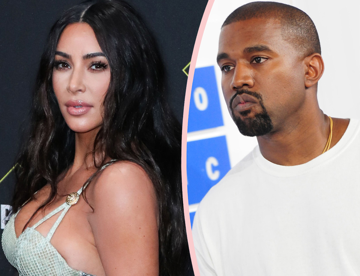 Kanye West Reignites Custody War With Kim Kardashian In New Song - Listen  HERE - Perez Hilton