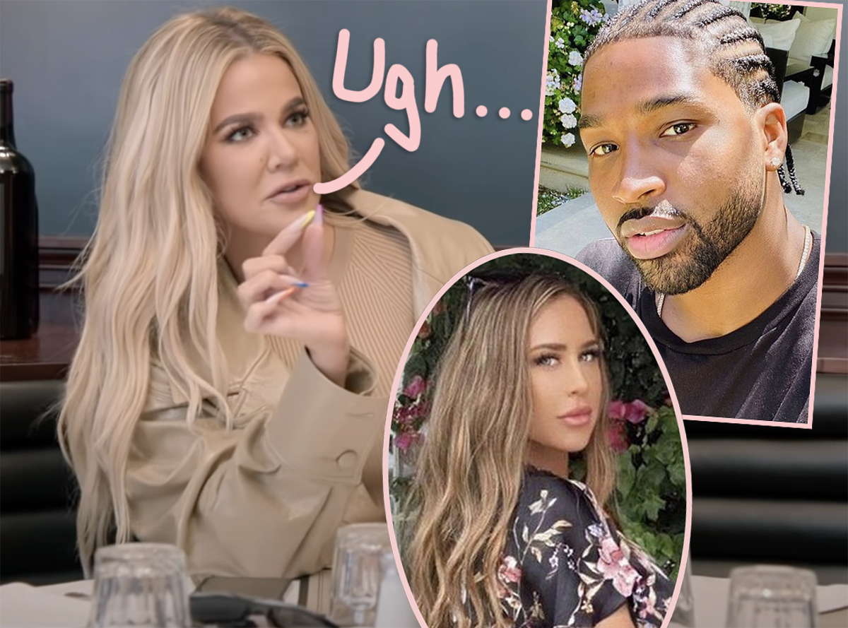 #Khloé Kardashian Has PERFECT Response To Watching Herself Reconcile With Tristan Thompson On Hulu Show!