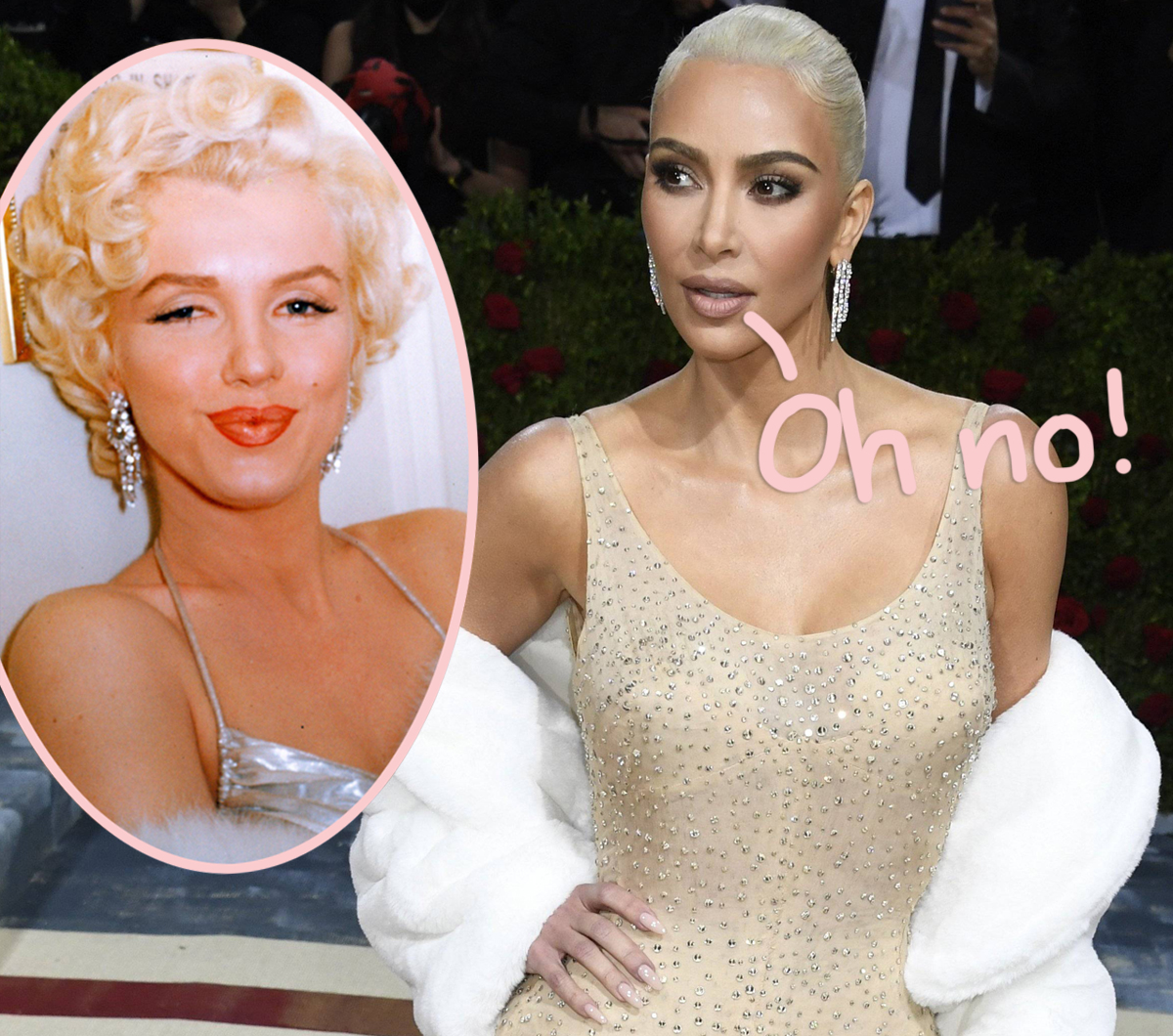 #Was Kim Kardashian Gifted A FAKE Lock Of Marilyn Monroe’s Hair After Memorable Met Gala Moment?!