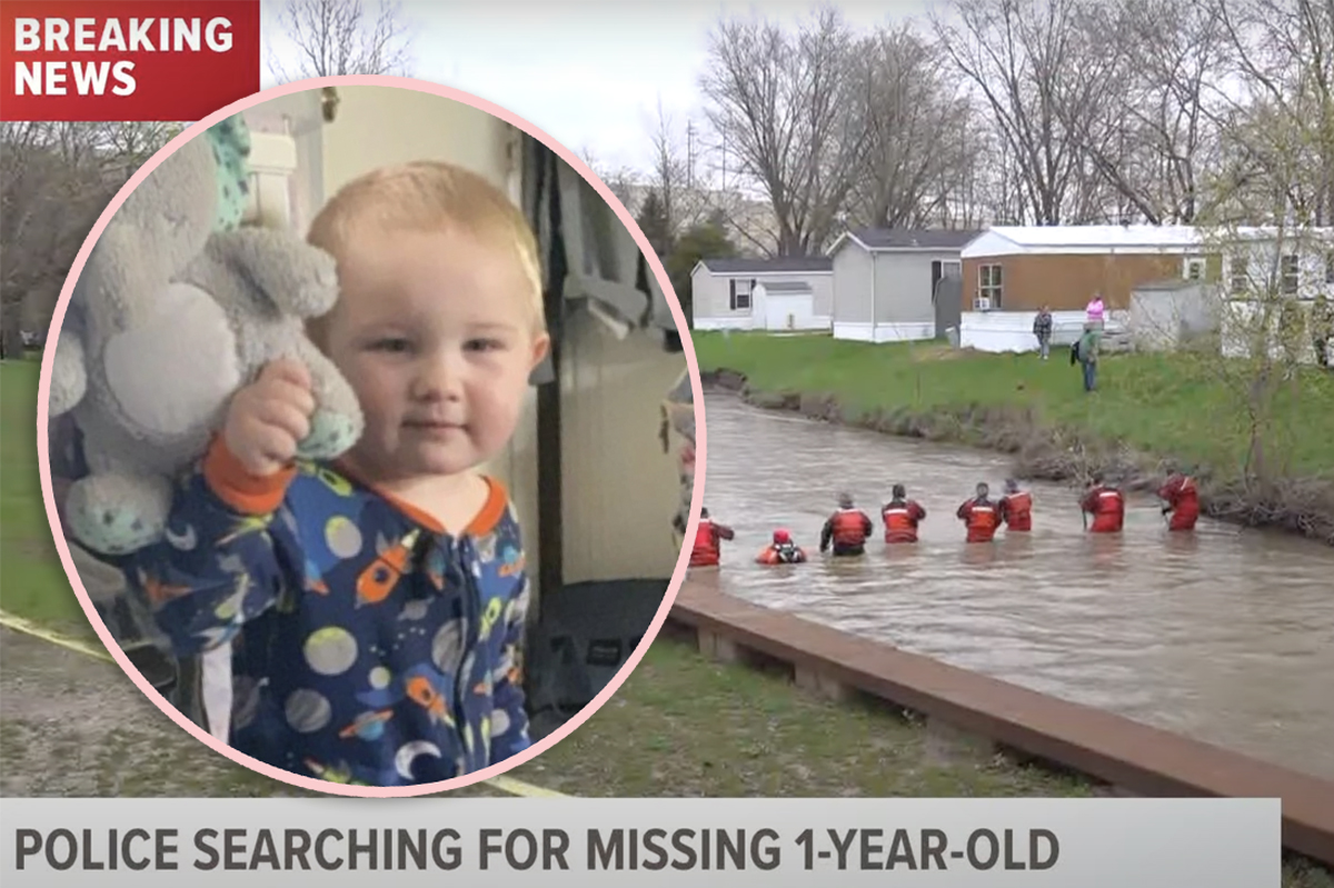 #Missing Toddler Found Dead In Michigan Creek One Mile From Home