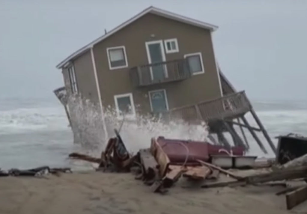 OMG! North Carolina Home Drowns In Ocean Caught On Video! Perez Hilton