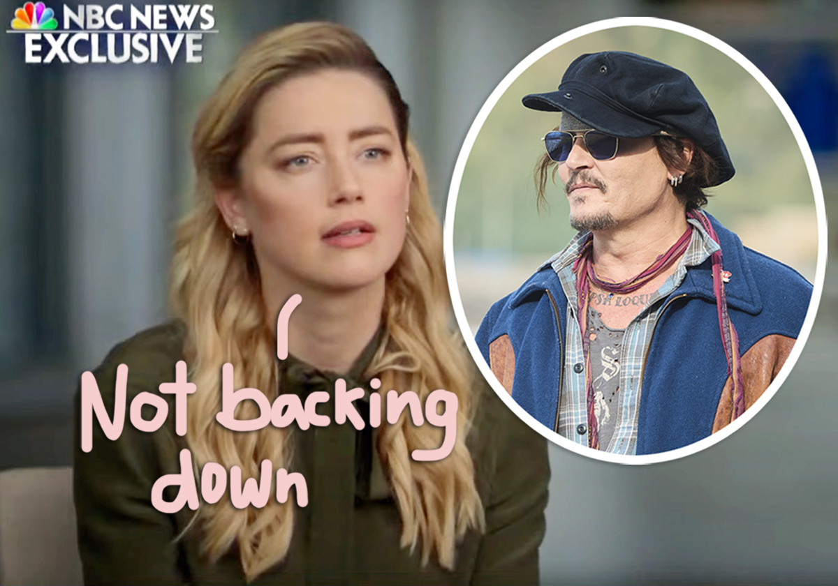 #Amber Heard Speaks Out In First Interview Since Johnny Depp Verdict — Says She Doesn’t ‘Blame’ The Jury Because ‘He’s A Fantastic Actor’