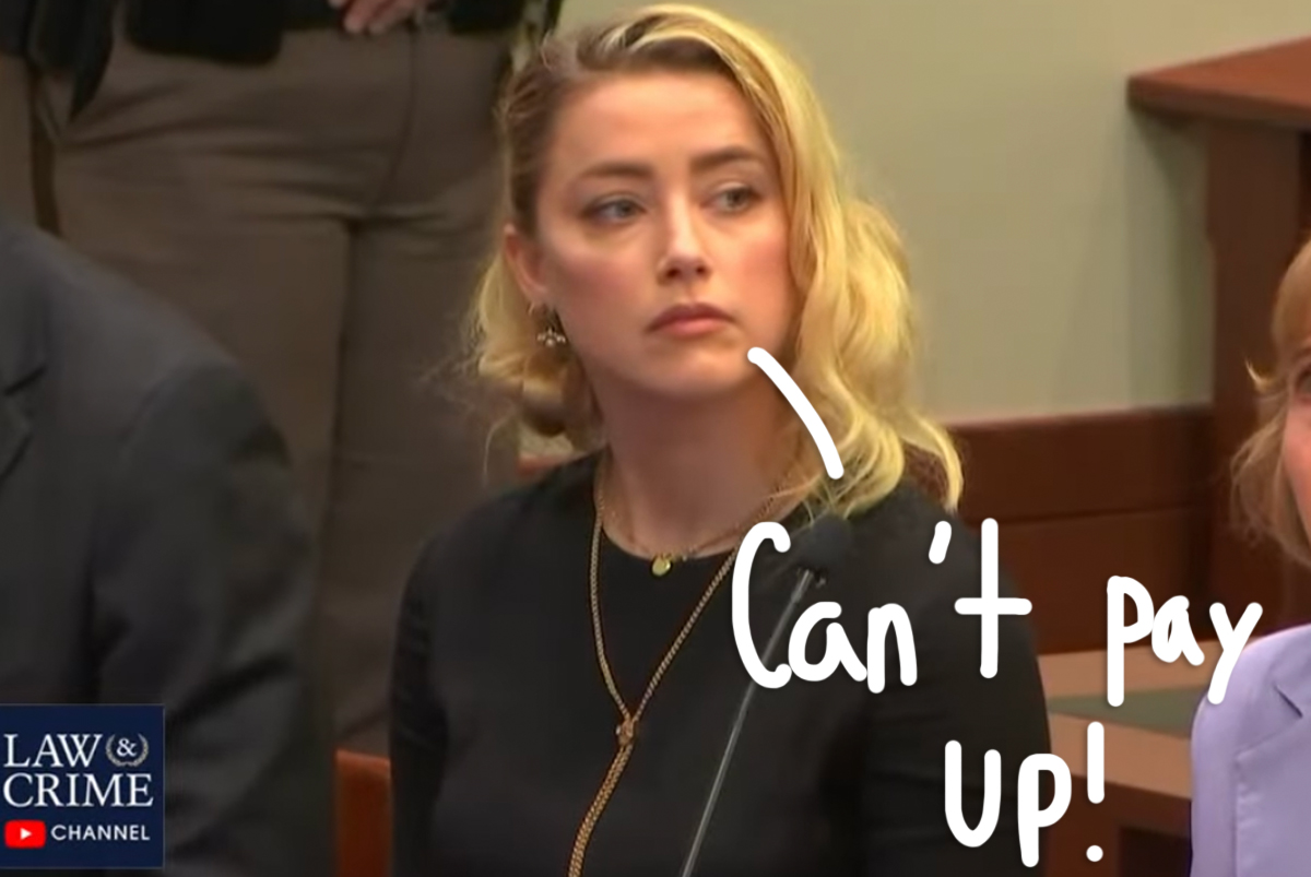 #Amber Heard Is Reportedly ‘Broke’ After Years Of Legal Fees & Big Spending!