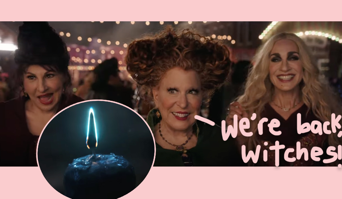 #The Sanderson Sisters Are BACK!! Watch The First Teaser For Hocus Pocus 2 HERE!