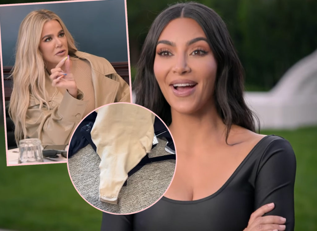 Khloé Got What She Wanted! Kim Kardashian Announces 'Vagina Area' Of SKIMS  Bodysuits Will Be Widened To Be More Inclusive - Perez Hilton