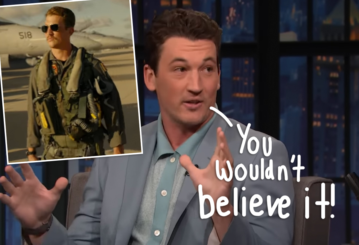 #Eek! Miles Teller Discovered WHAT In His Blood After Top Gun: Maverick Shoot! He Was ‘Covered In Hives’!